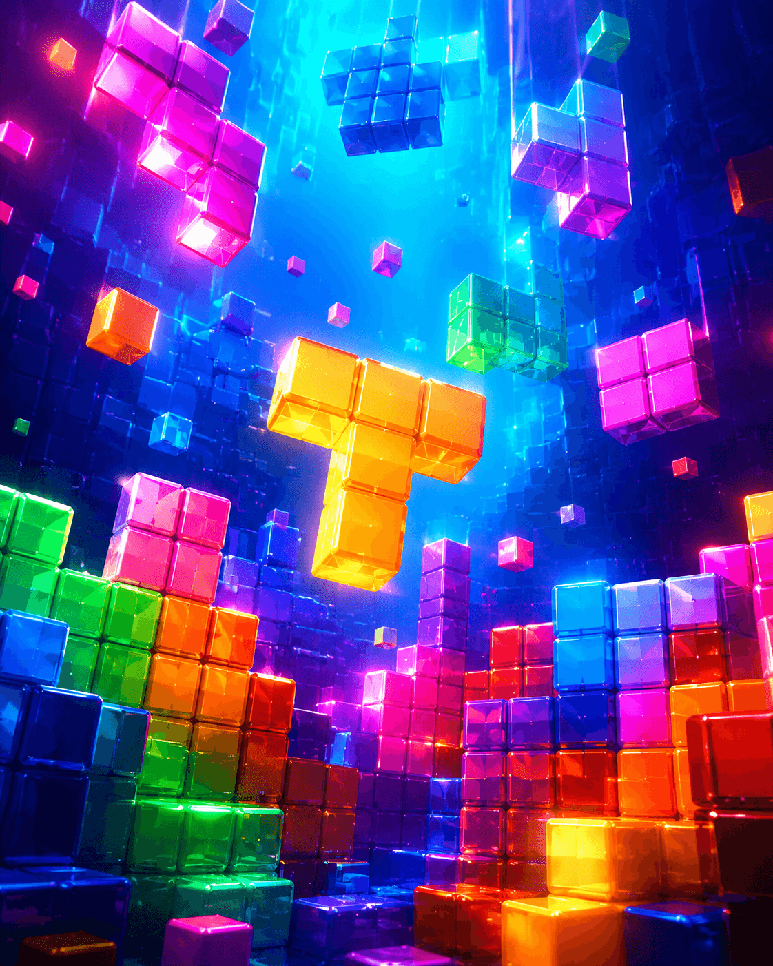 Blockfall key art